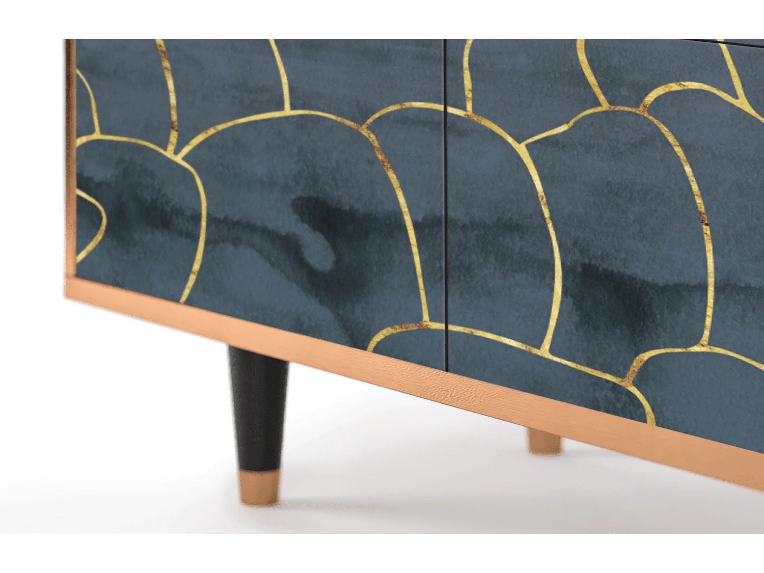 Buffet - 94x96x48 cm - BS3 - Blue Lagoon, Noyer