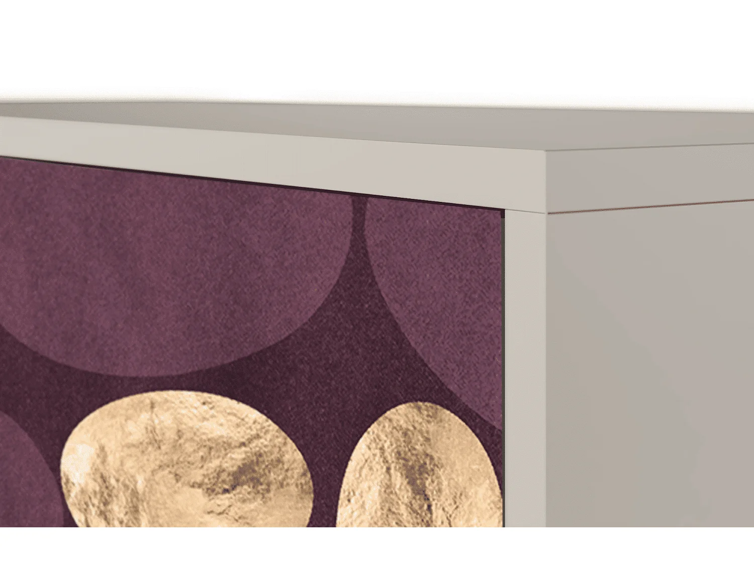 Kredens - 115х84х41 cm - S3 - Fine Wine, Piaskowy