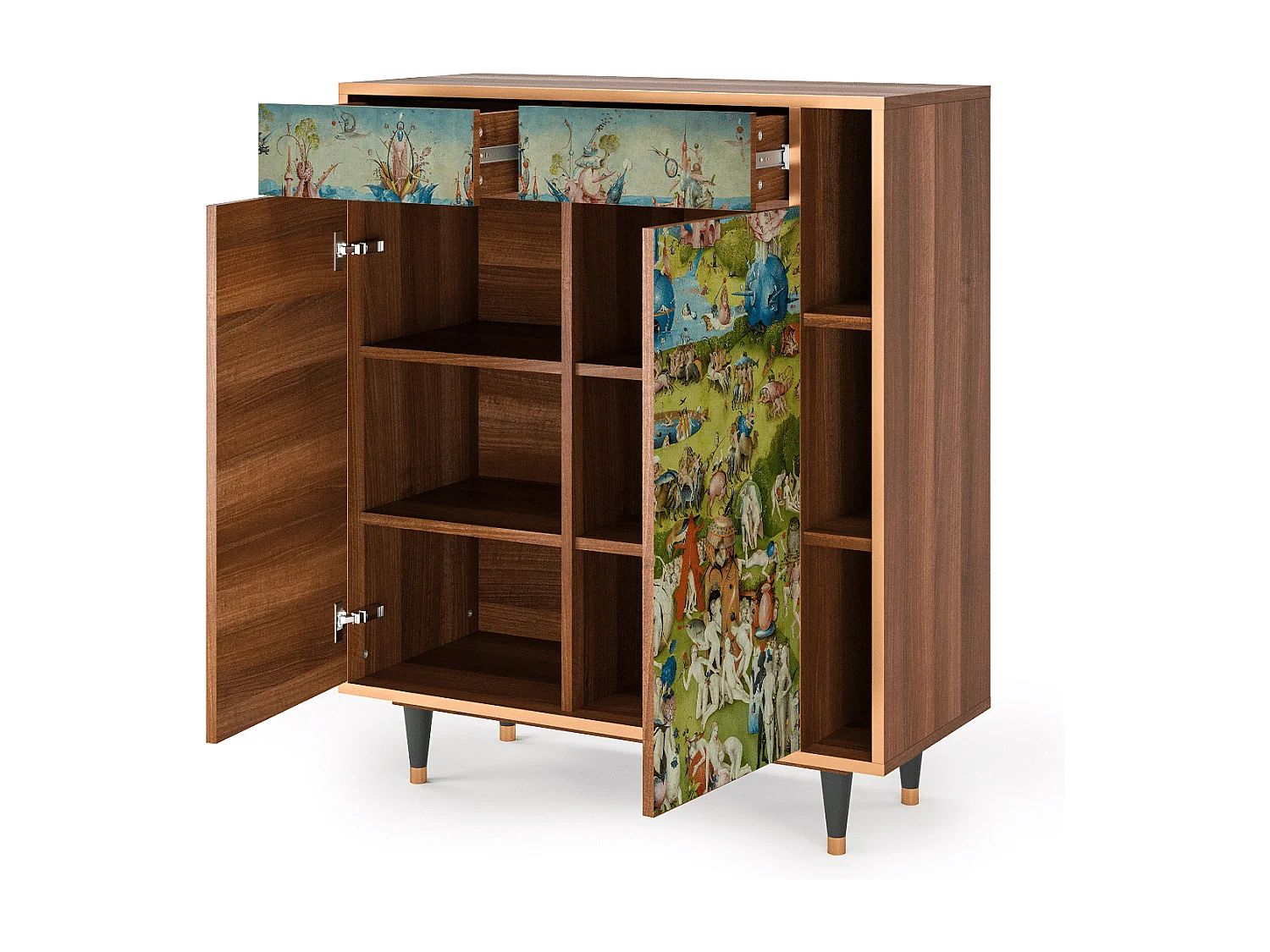 Buffet - 96х110х41 cm - BS6 - The Garden 2 by Bosch, Noyer