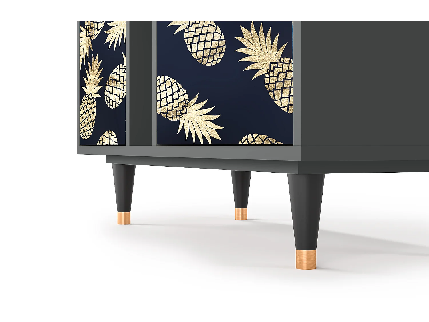 Kredens - 94х96х41 cm - BS5 - Sunny Pineaple, Antracyt