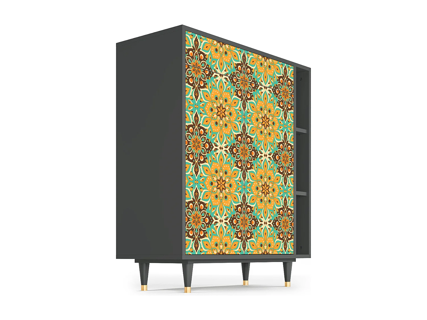 Buffet - 96х110х41 cm - BS6 - Indian Spices, Anthracite