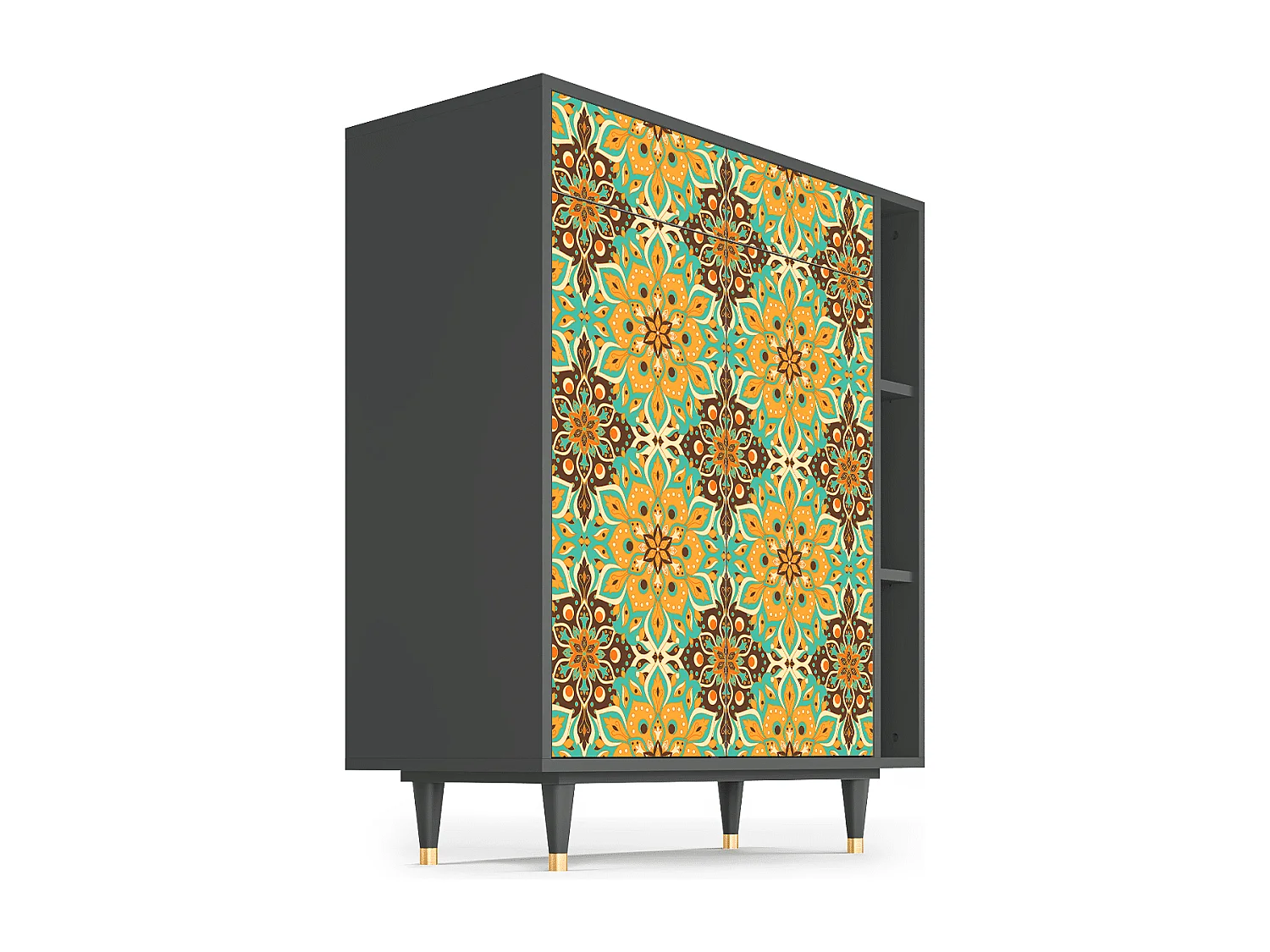 Buffet - 96х110х41 cm - BS6 - Indian Spices, Anthracite