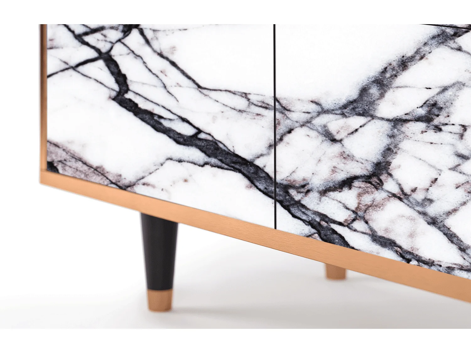 Buffet - 94x96x48 cm - BS3 - Raven Marble, Noyer