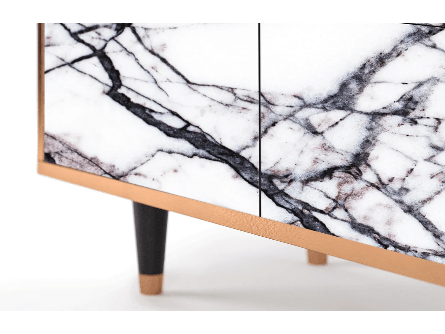 Buffet - 94x96x48 cm - BS3 - Raven Marble, Noyer