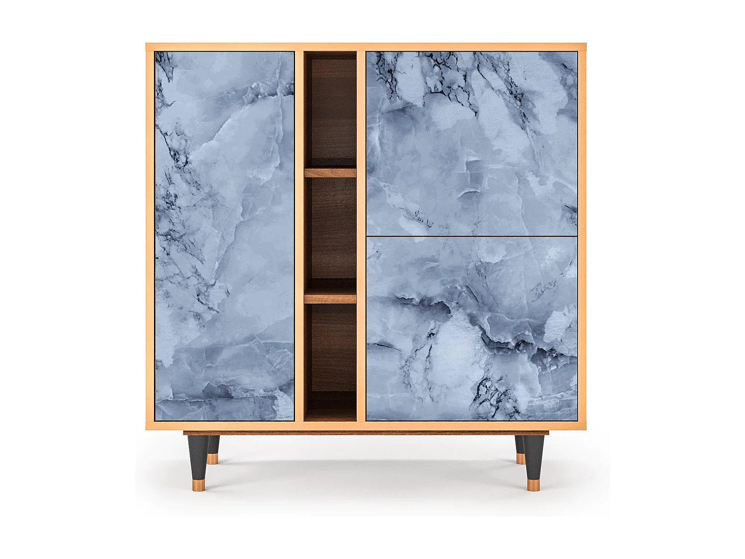 Credenza - 94х96х41 cm - BS5 - Feather Ice, Noce