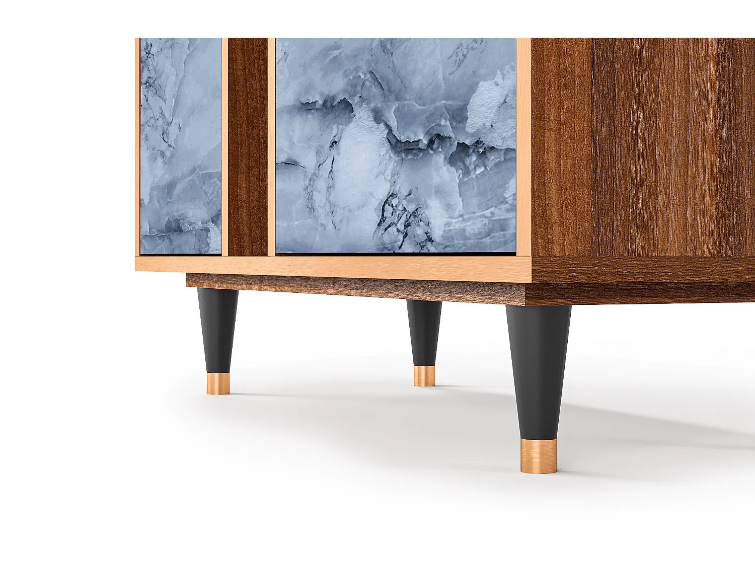 Credenza - 94х96х41 cm - BS5 - Feather Ice, Noce