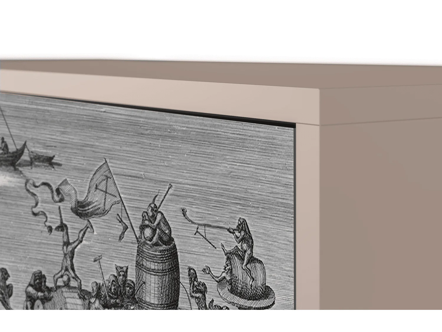 Aparador - 115х84х41 cm - S3 - Saint Martin, Latte