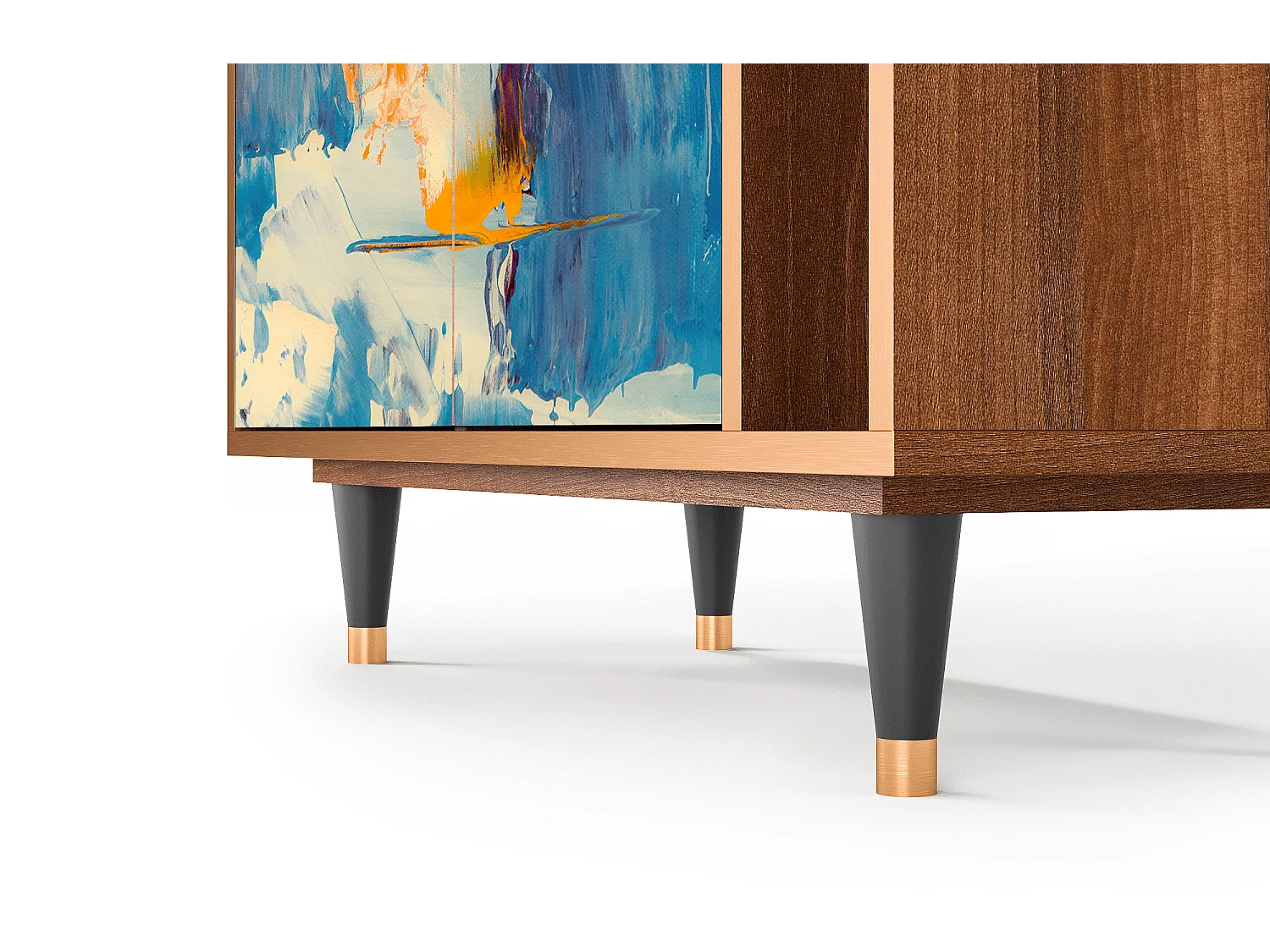 Credenza - 96х110х41 cm - BS6 - Abstract Expressionism, Noce