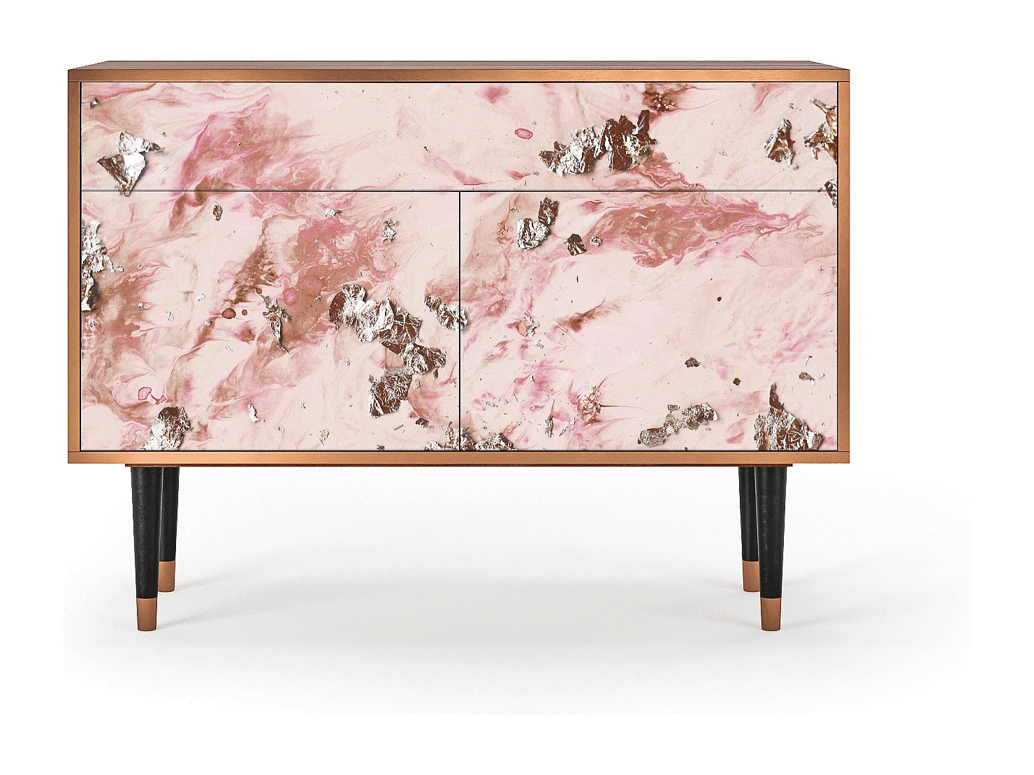 Buffet - 115x85x48 cm - BS4 - Cotton Candy, Noyer