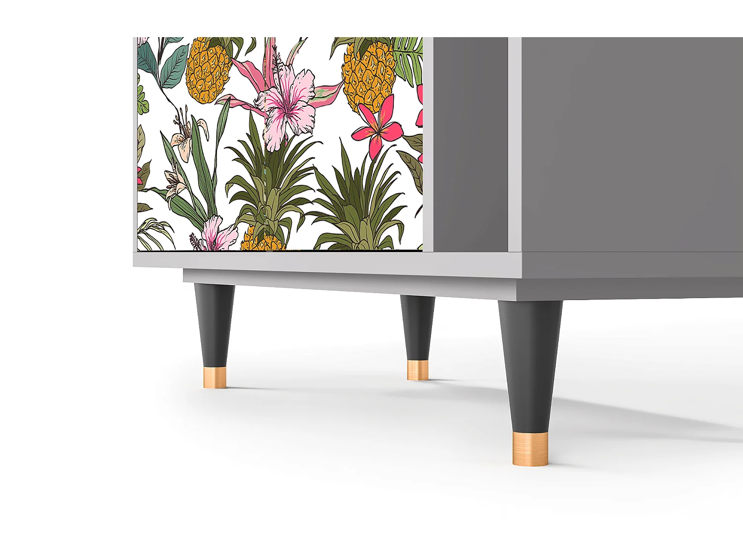 Kredens - 96х110х41 cm - BS6 - Estival Fruit, Szary