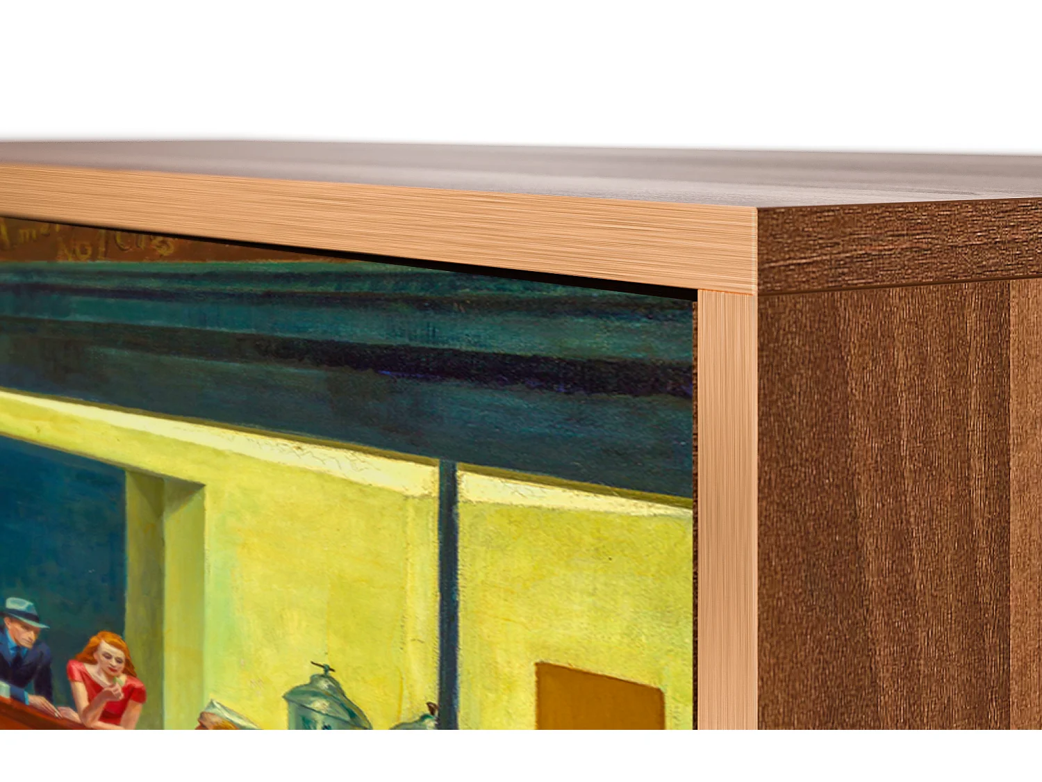 Dressoir - 115х84х41 cm - S3 - Nighthawks by Hopper, Walnoot