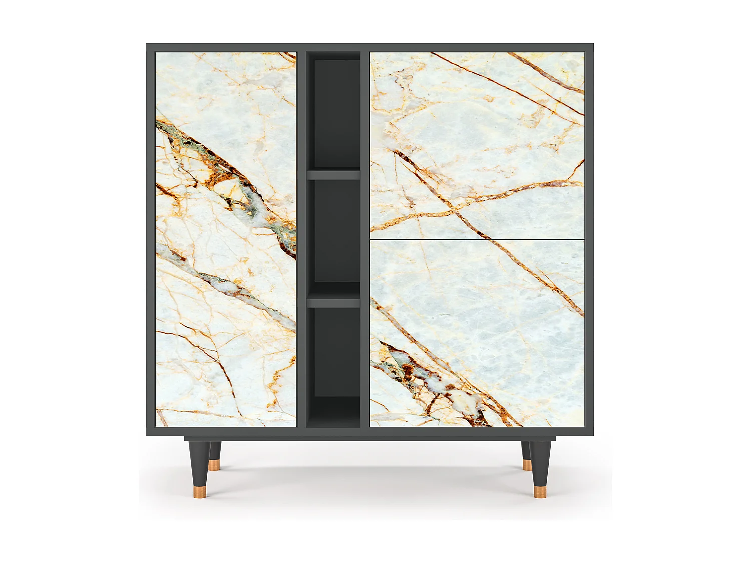 Credenza - 94х96х41 cm - BS5 - Sabbiay Marble, Antracite