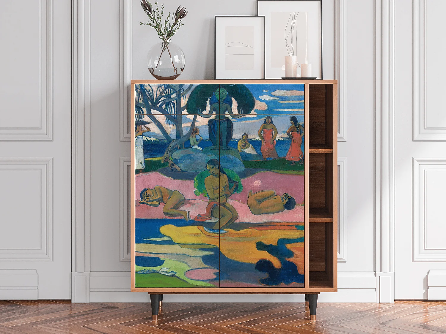 Sideboard - 96х110х41 cm - BS6 - Day of the God, Walnuss