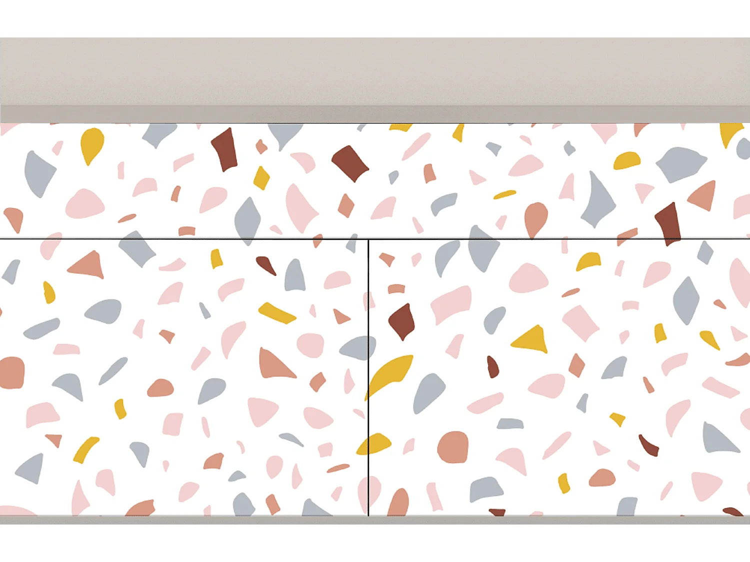 Credenza - 115x85x48 cm - BS4 - Marmelade Cheese, Sabbia