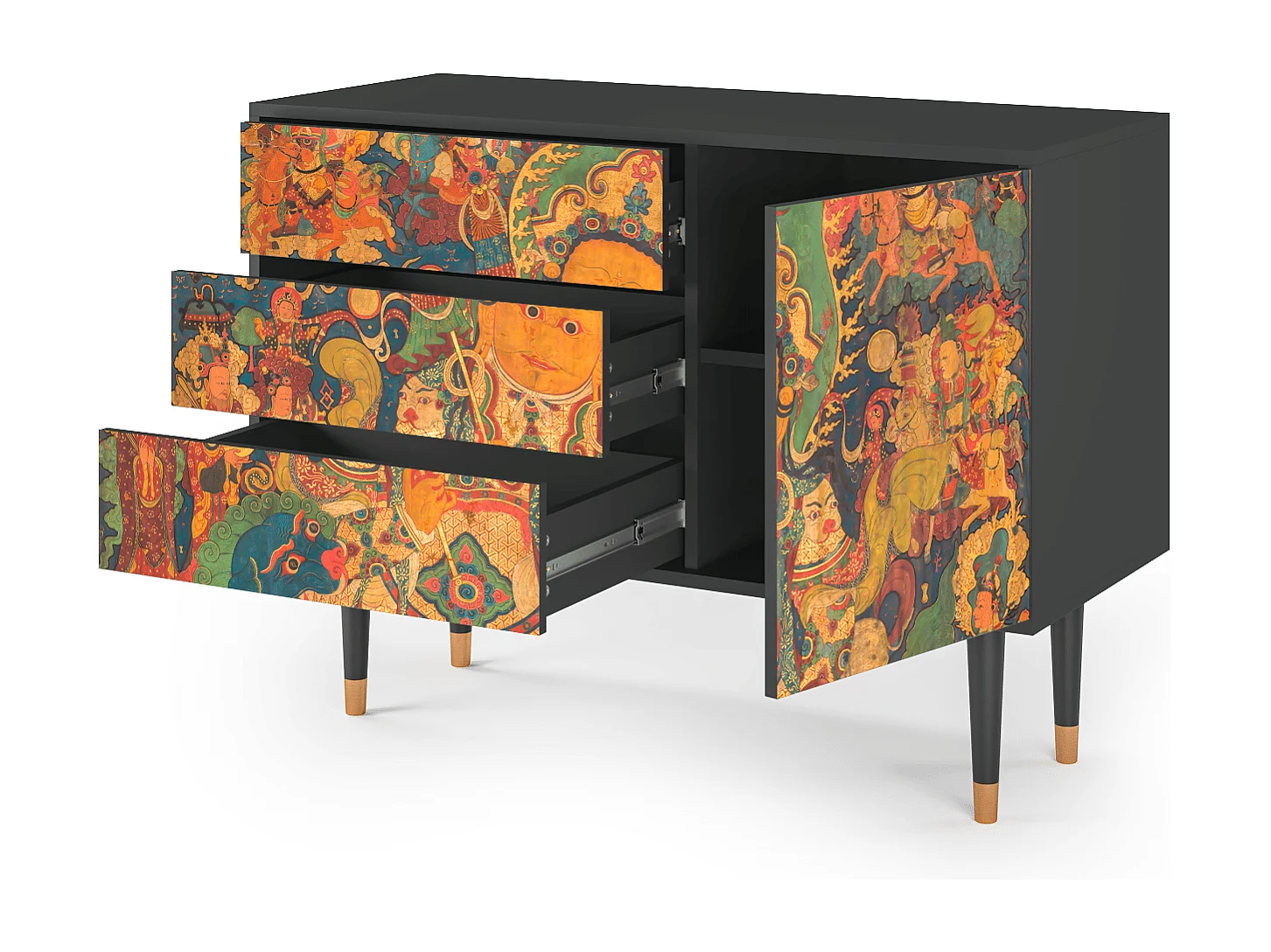 Credenza - 115х84х41 cm - S3 - God by Vaisravana , Antracite