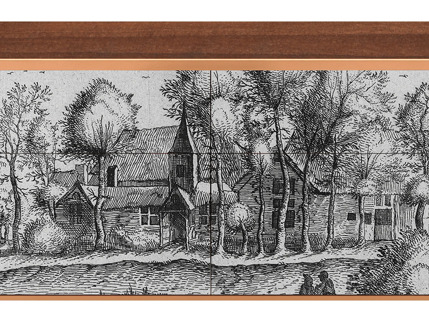 Kredens - 115x85x48 cm - BS4 - A Pond, Orzech