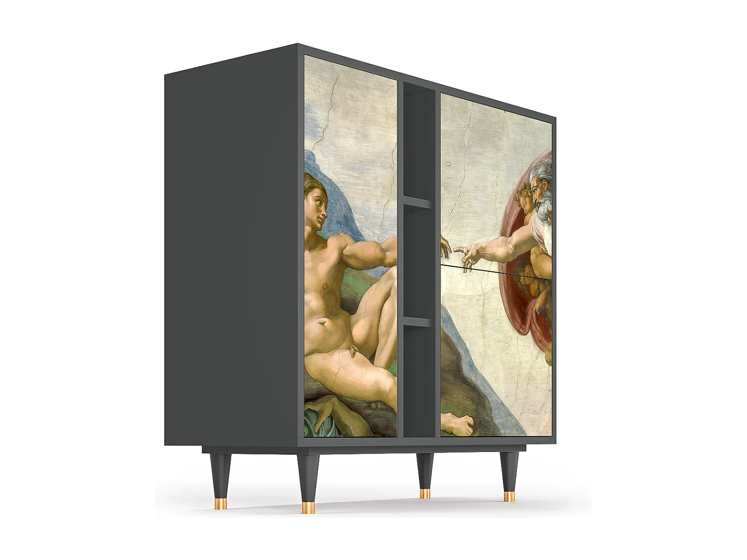 Buffet - 94х96х41 cm - BS5 - The Creation of Adam, Anthracite