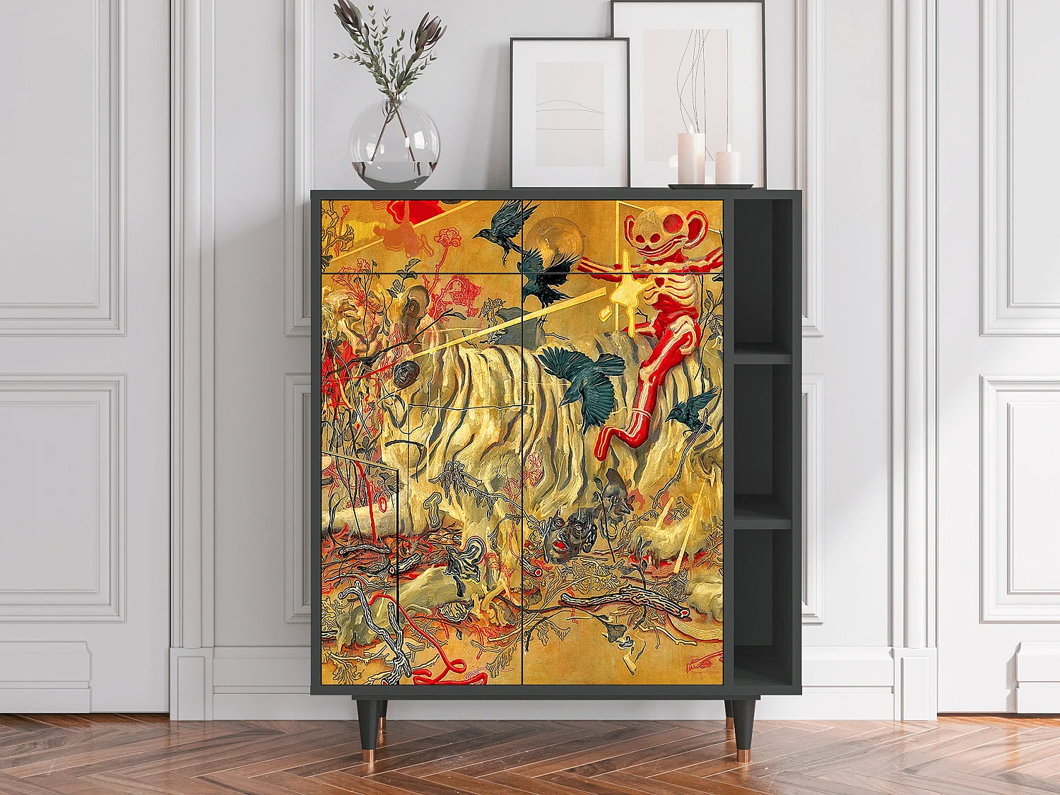 Buffet - 96х110х41 cm - BS6 - Blood by James Jean, Anthracite