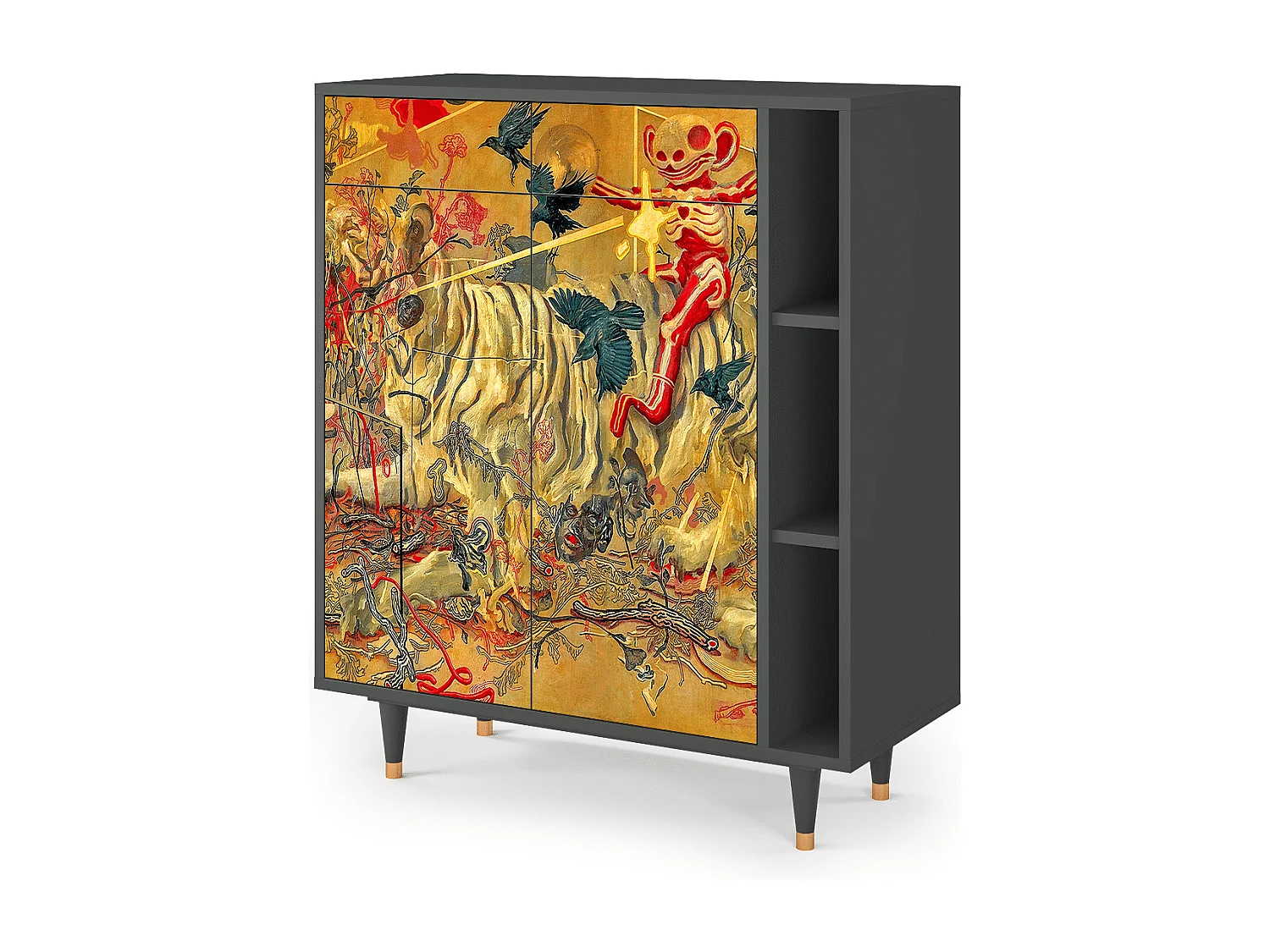 Buffet - 96х110х41 cm - BS6 - Blood by James Jean, Anthracite