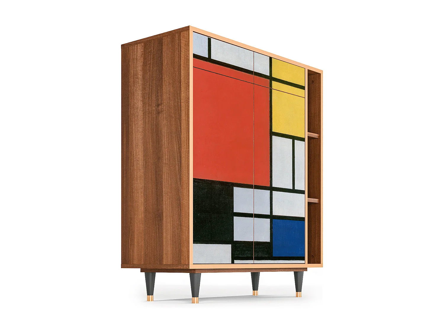 Credenza - 96х110х41 cm - BS6 - Composition, Noce