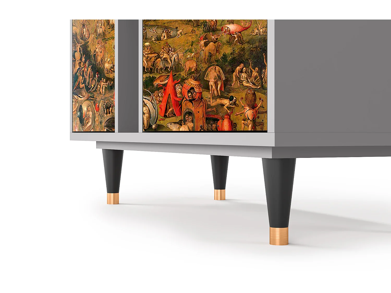 Kredens - 94х96х41 cm - BS5 - Garden of Delights , Szary