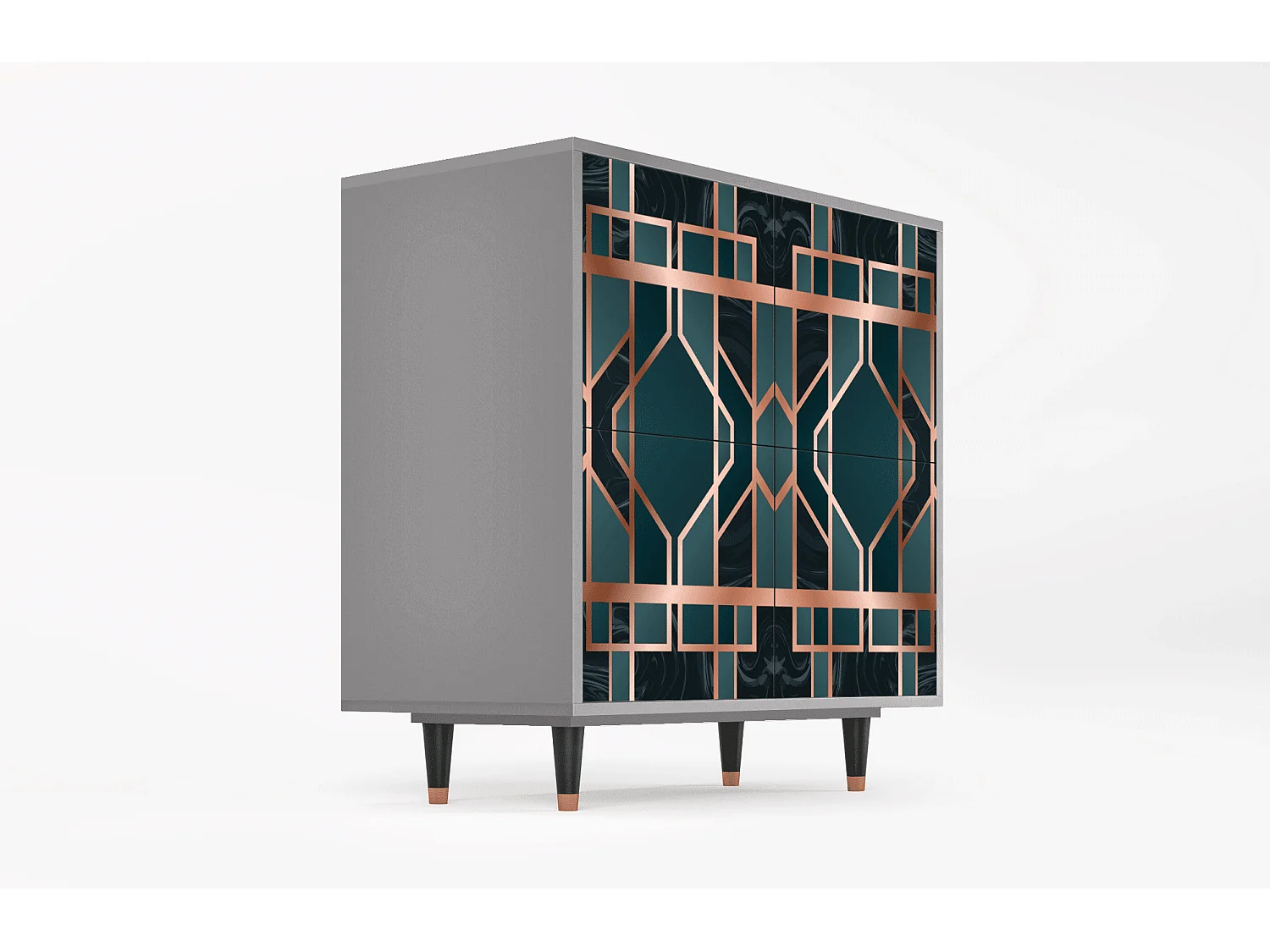 Buffet - 94x96x48 cm - BS3 - Emerald Metro, Gris