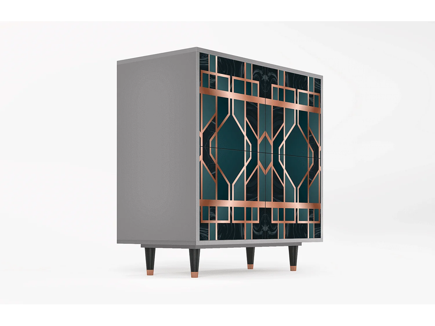 Buffet - 94x96x48 cm - BS3 - Emerald Metro, Gris