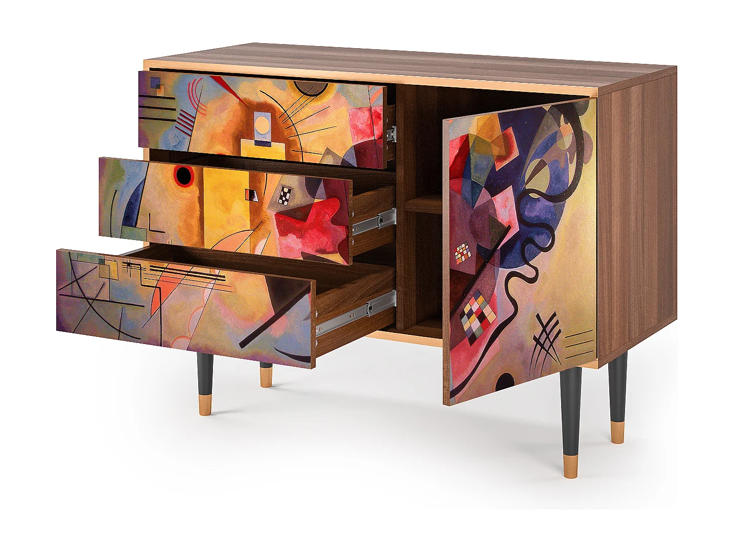 Credenza - 115х84х41 cm - S3 - Modern Art, Noce
