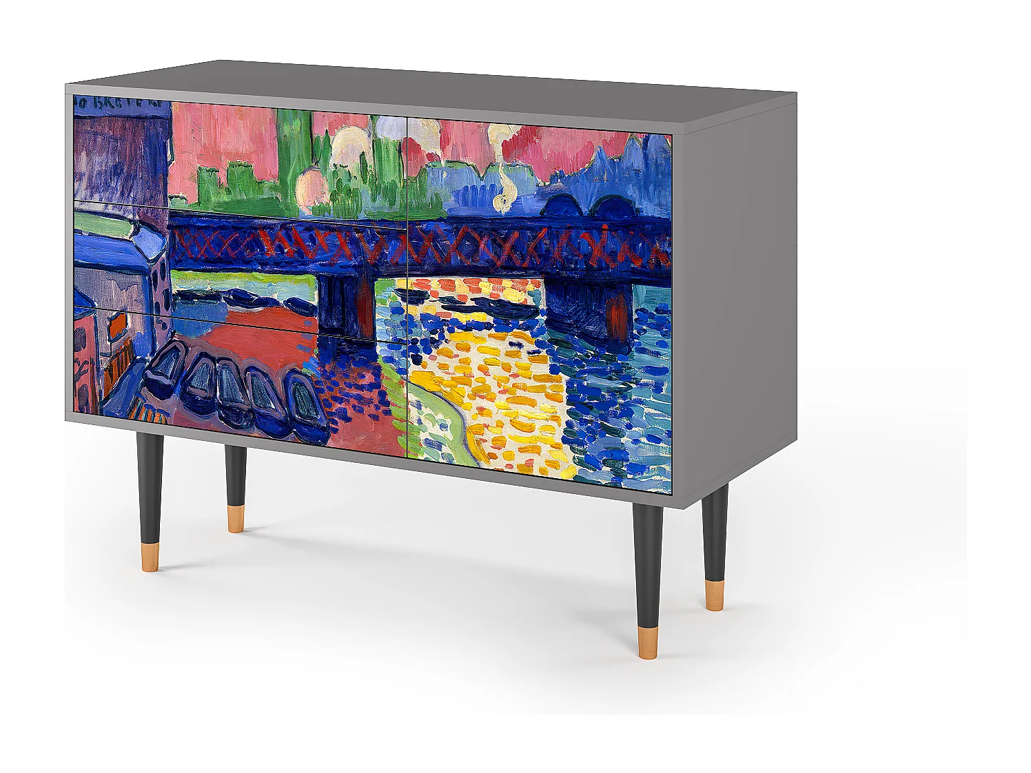 Buffet - 115х84х41 cm - S3 - Charing Cross Bridge, Gris