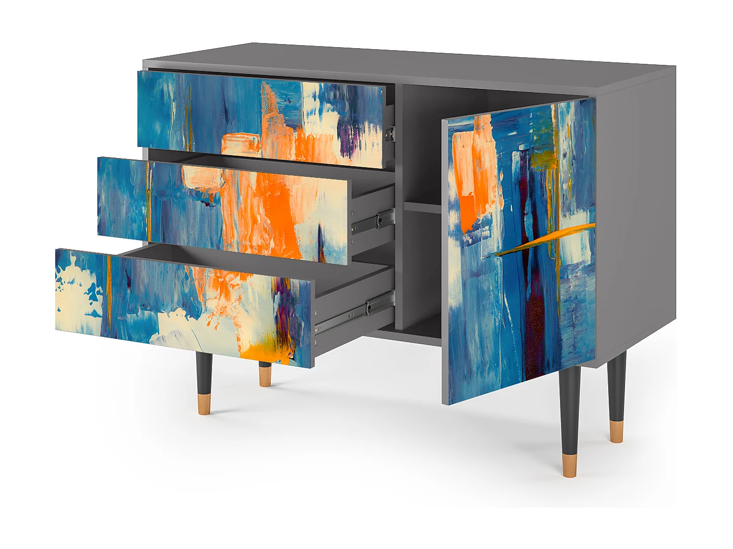 Buffet - 115х84х41 cm - S3 - Charing Cross Bridge, Gris