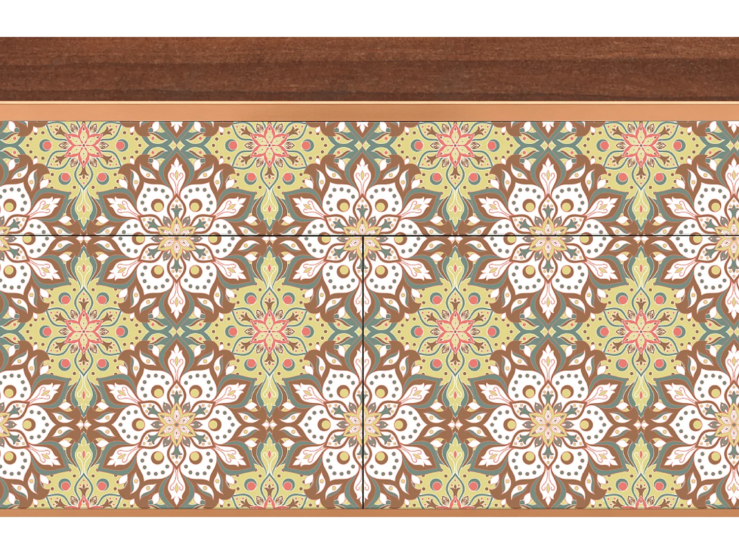 Kredens - 115x85x48 cm - BS4 - Chinese Tea, Orzech