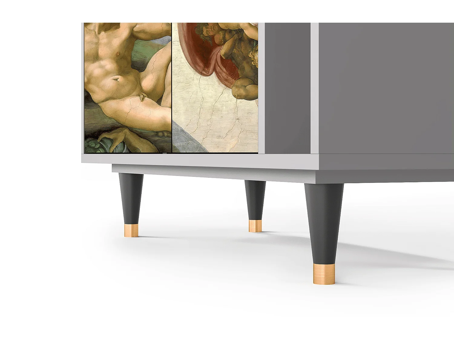 Aparador - 96х110х41 cm - BS6 - The Creation of Adam, Cinza