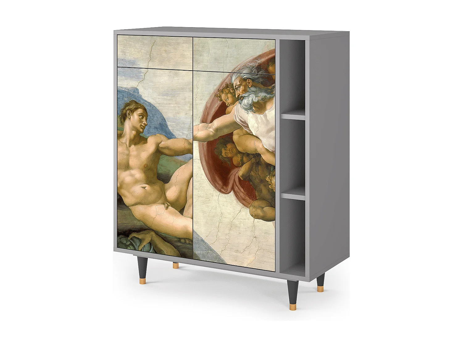 Buffet - 96х110х41 cm - BS6 - The Creation of Adam, Gris
