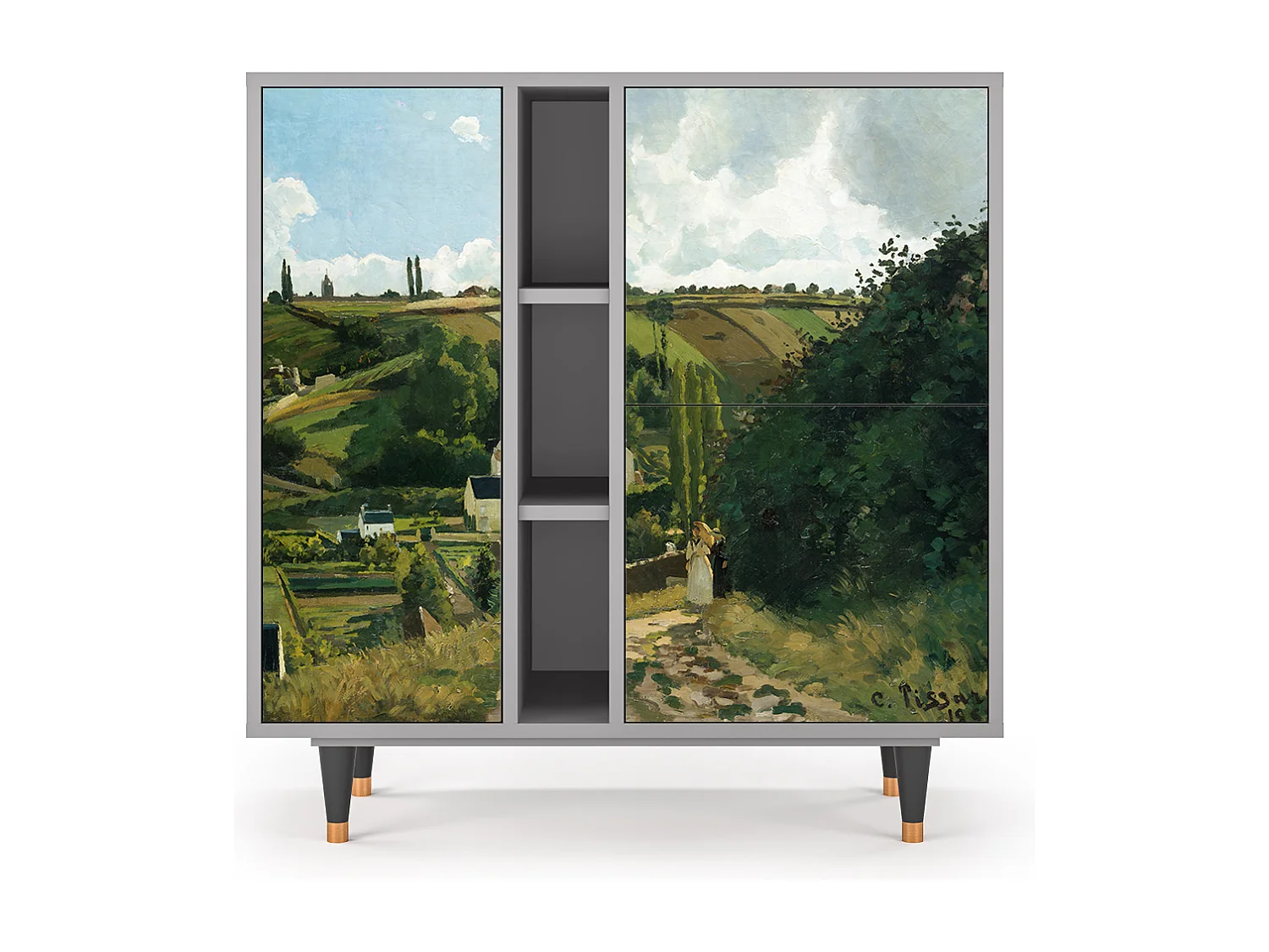 Dressoir - 94х96х41 cm - BS5 - Jalais Hill by Pissarro, Grijs