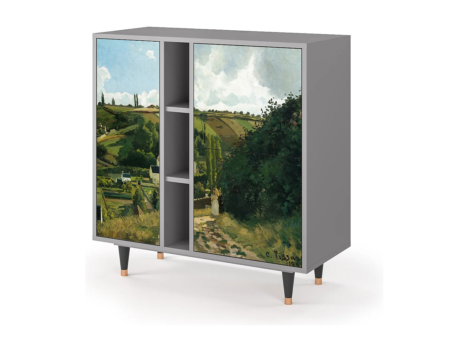 Dressoir - 94х96х41 cm - BS5 - Jalais Hill by Pissarro, Grijs