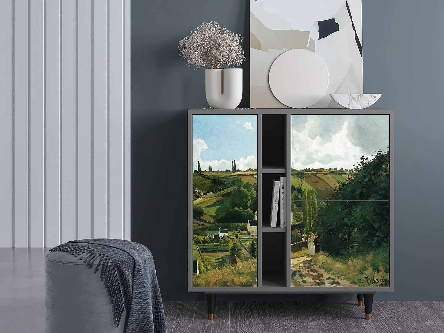 Buffet - 94х96х41 cm - BS5 - Jalais Hill by Pissarro, Gris