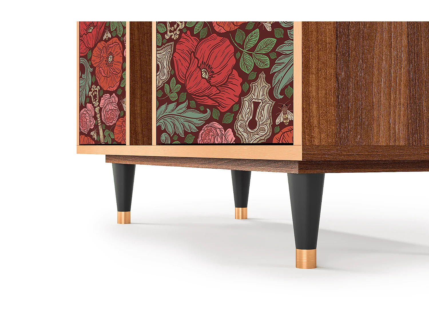 Credenza - 94х96х41 cm - BS5 - Poppy Garden, Noce