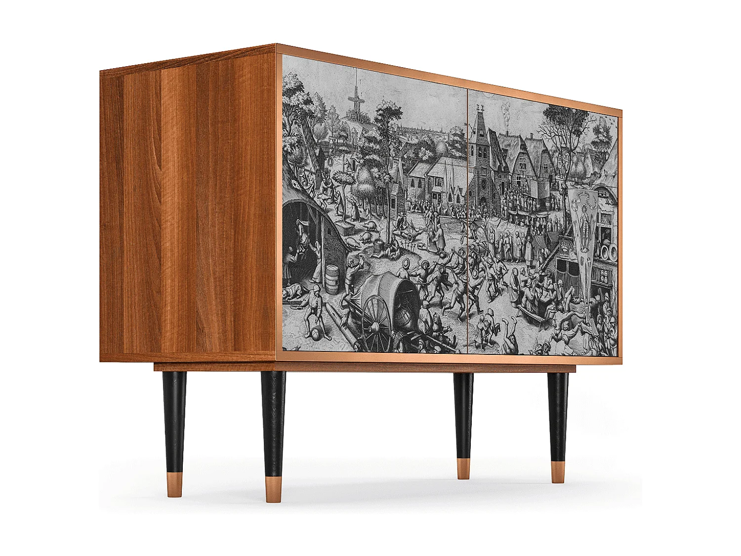 Buffet - 115x85x48 cm - BS4 - The Festival of Saint, Noyer