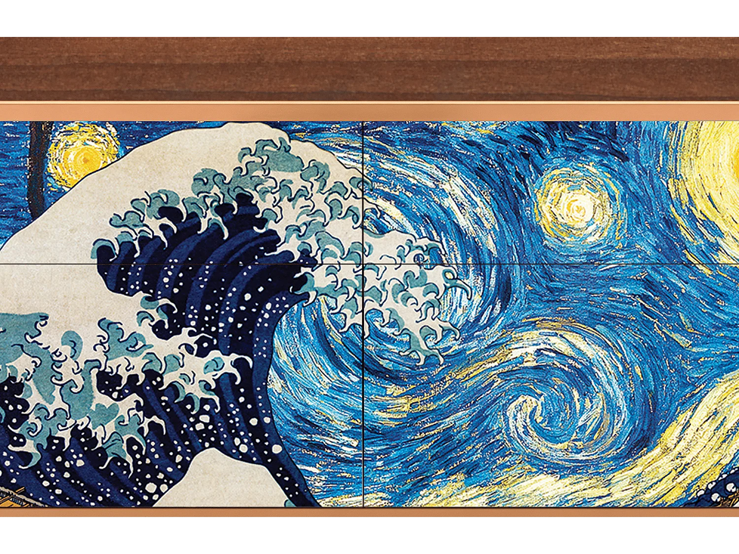 Buffet - 115x85x48 cm - BS4 - Great Wave, Noyer