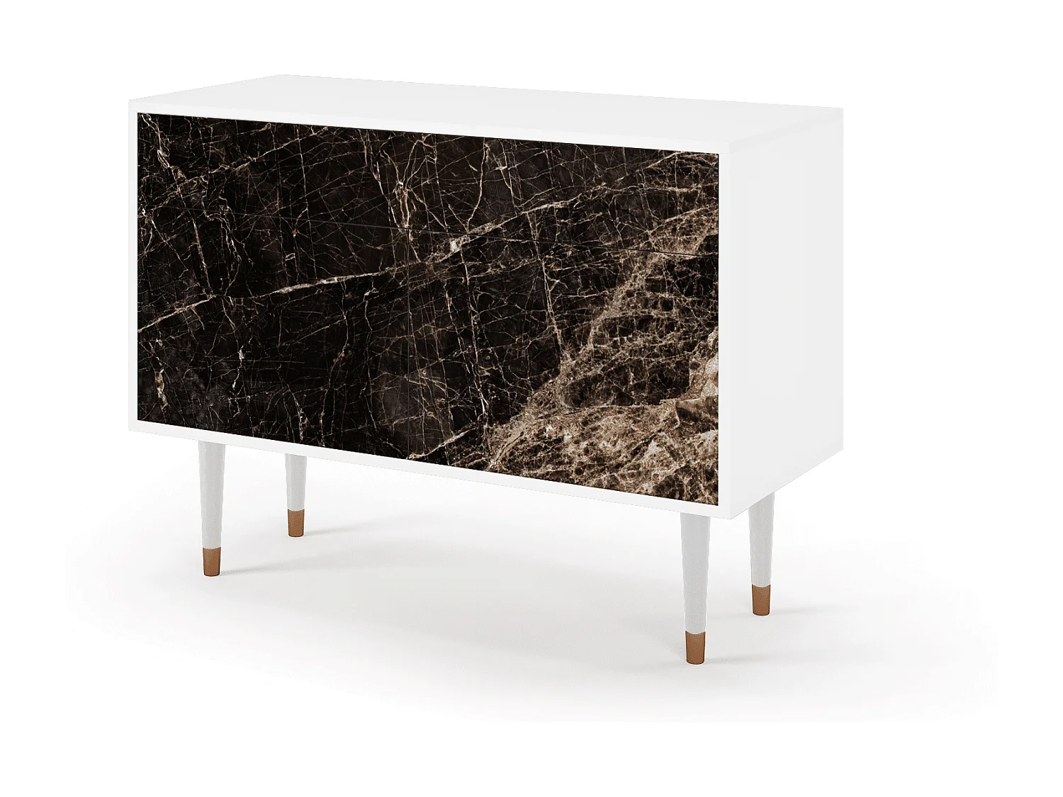 Buffet - 115x85x48 cm - BS4 - Night Abyss, Blanc