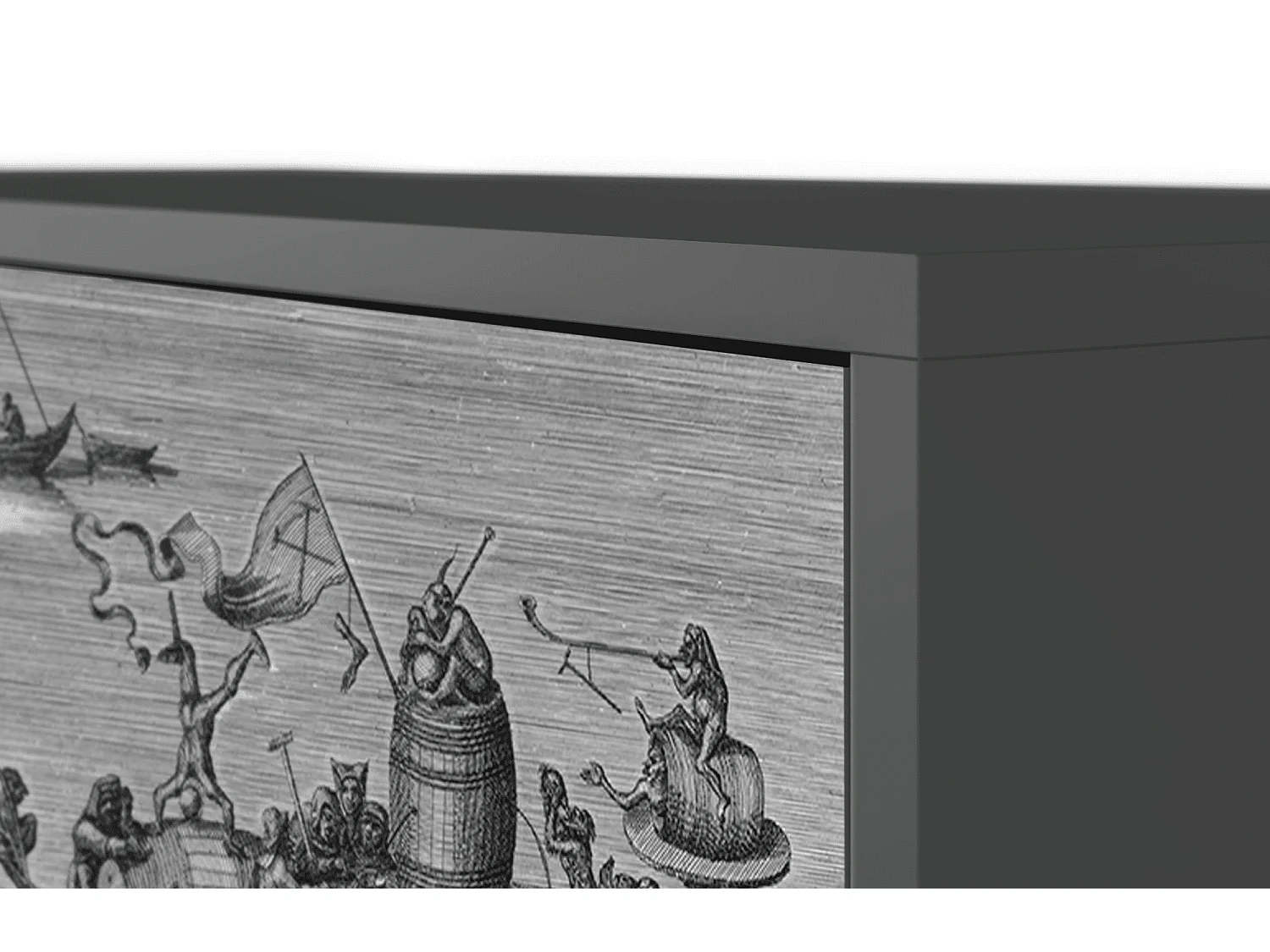 Sideboard - 115х84х41 cm - S3 - Saint Martin, Anthrazit