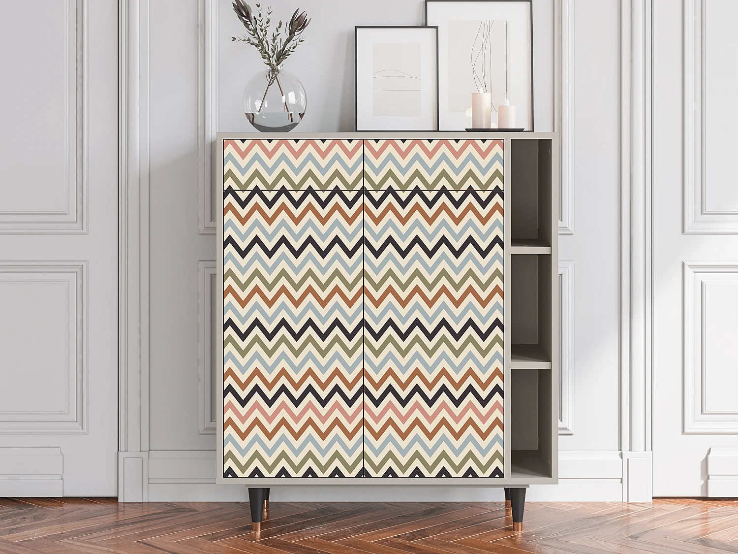 Dressoir - 96х110х41 cm - BS6 - Bright Ripple, Zand