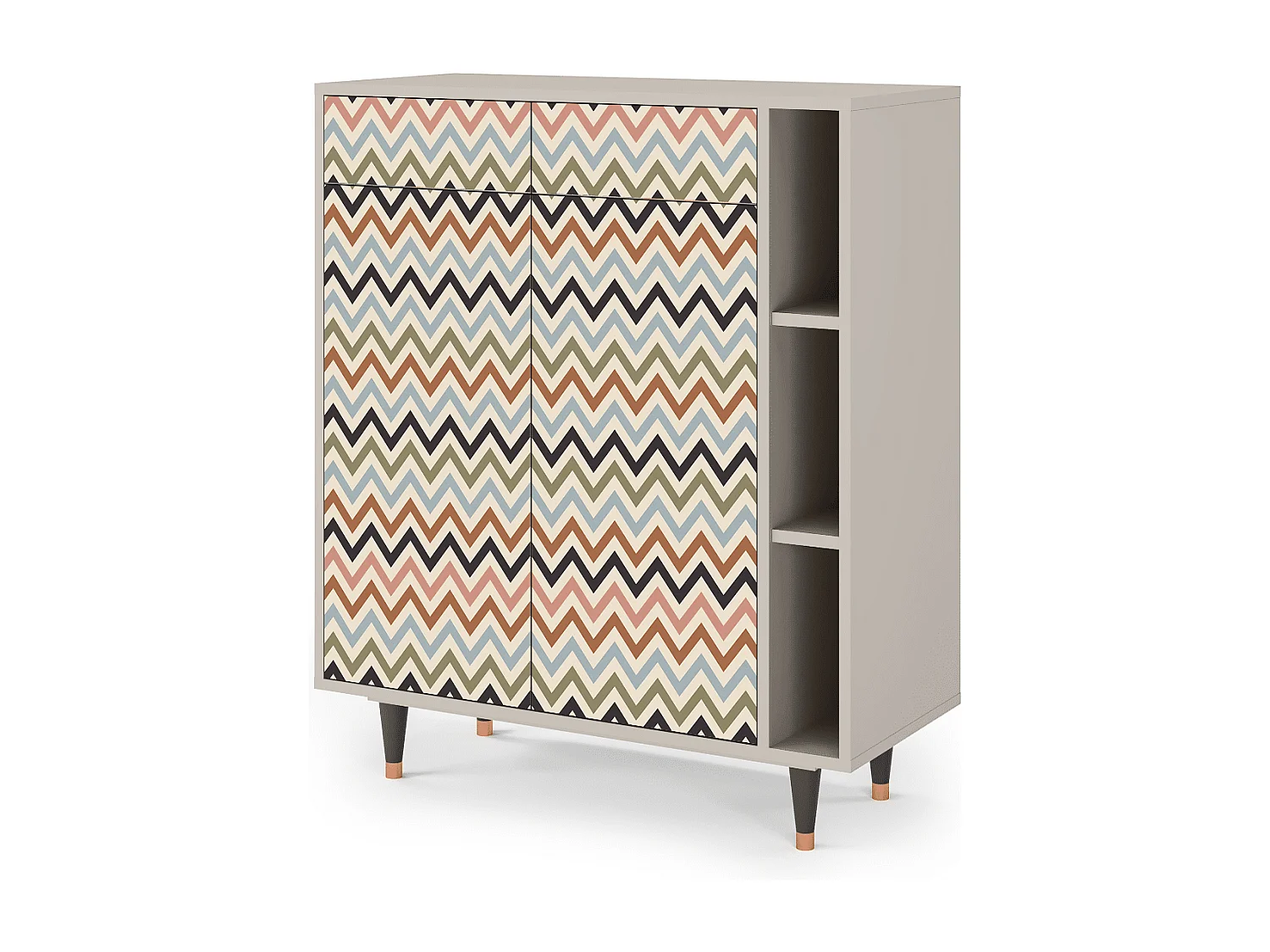 Dressoir - 96х110х41 cm - BS6 - Bright Ripple, Zand