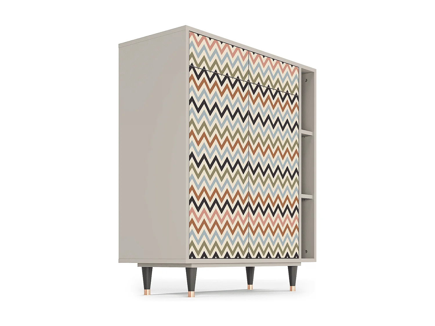 Dressoir - 96х110х41 cm - BS6 - Bright Ripple, Zand