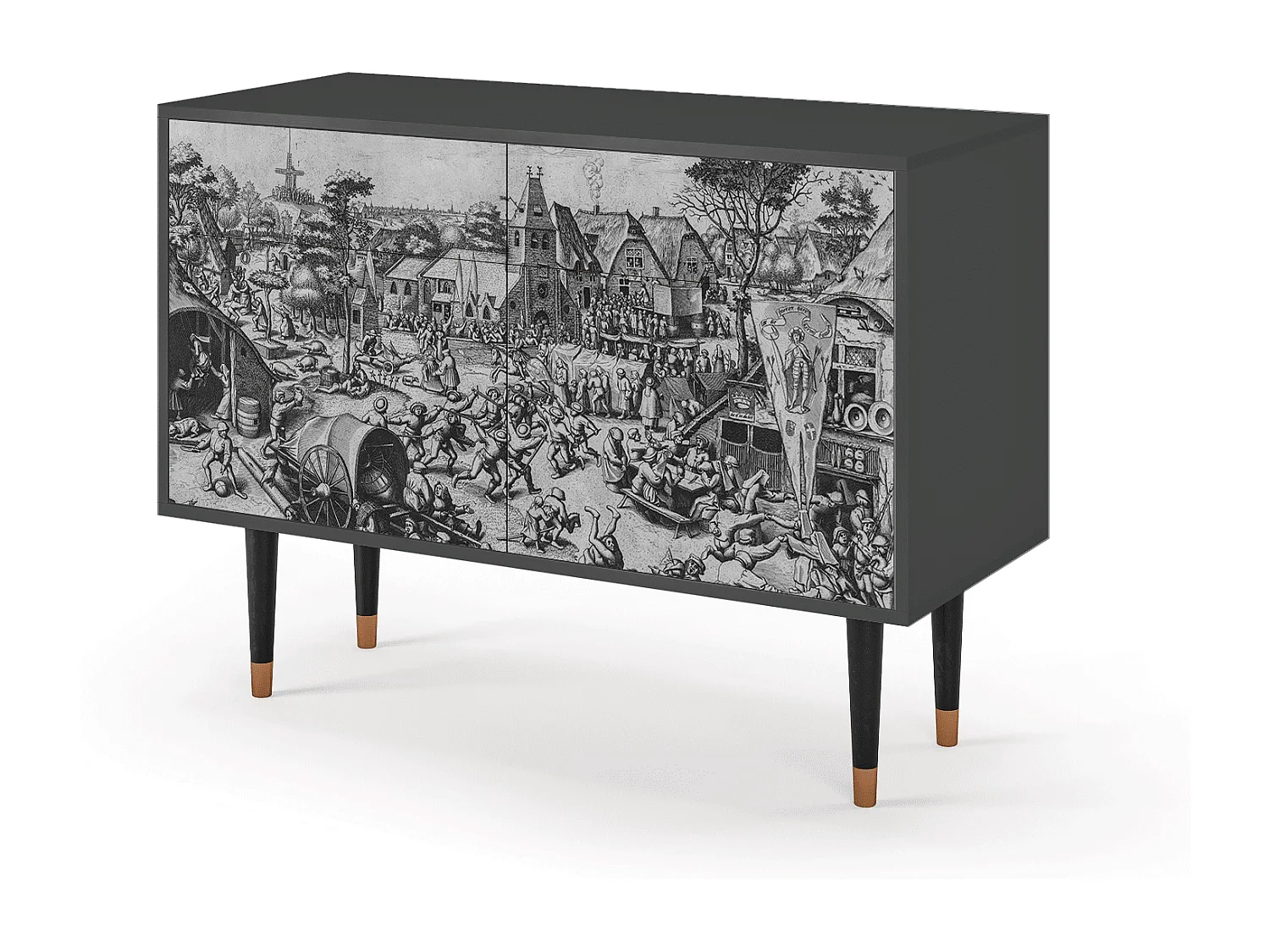 Aparador - 115x85x48 cm - BS4 - The Festival of Saint, Antracita