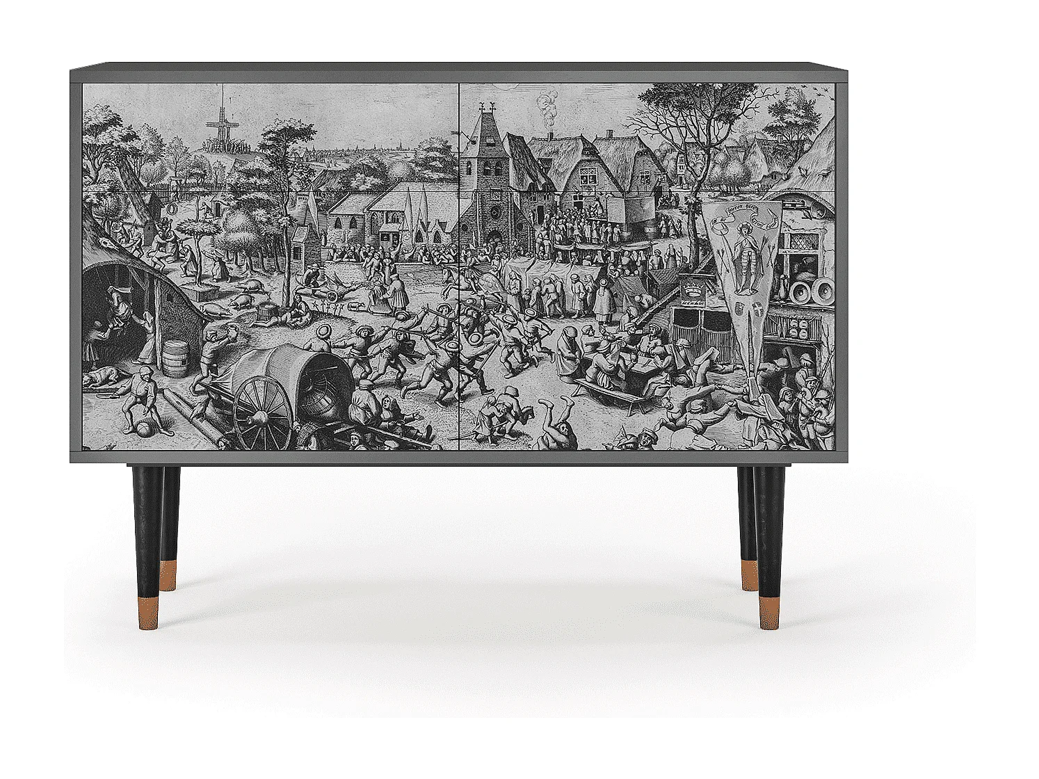 Credenza - 115x85x48 cm - BS4 - The Festival of Saint, Antracite