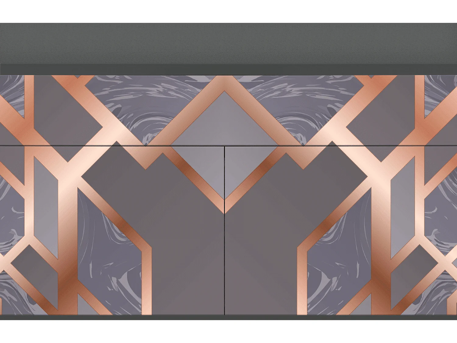 Buffet - 115x85x48 cm - BS4 - Taupe Anatomy, Anthracite
