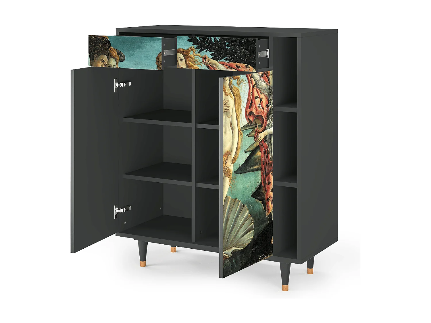 Buffet - 96х110х41 cm - BS6 - The Birth of Venus, Anthracite