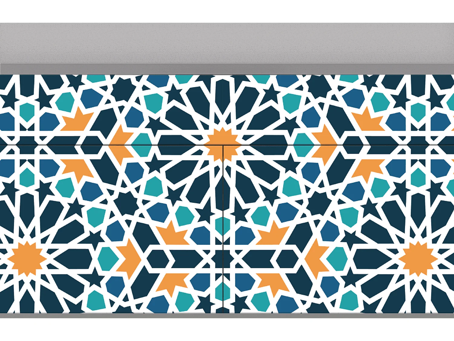 Buffet - 115x85x48 cm - BS4 - Kaleidoscope, Gris