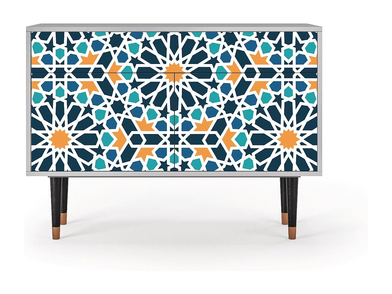 Credenza - 115x85x48 cm - BS4 - Kaleidoscope, Grigio